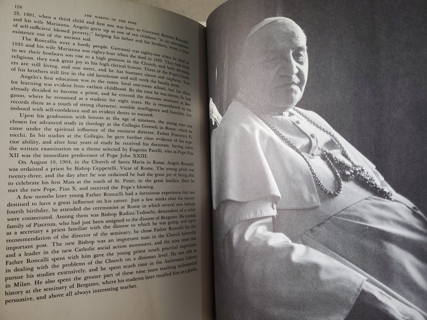 The Making of the Pope Tony Spina 1962 HC Catholic Church Vatican Photo Book