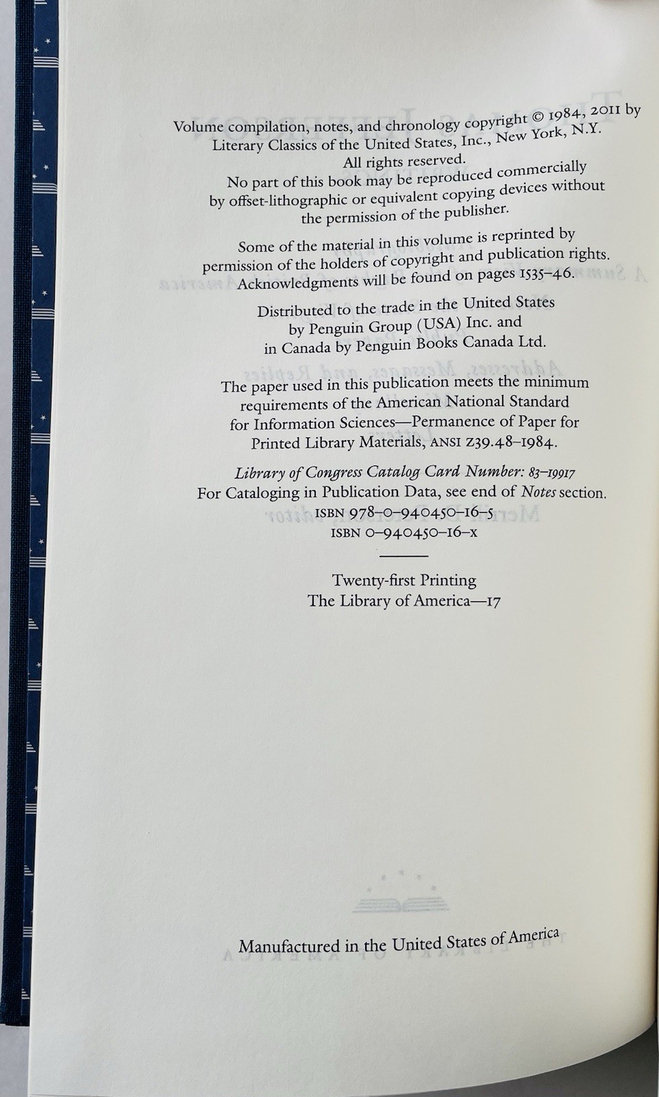 Thomas Jefferson: Writings (LOA #17) : Autobiography / Notes on the State of…