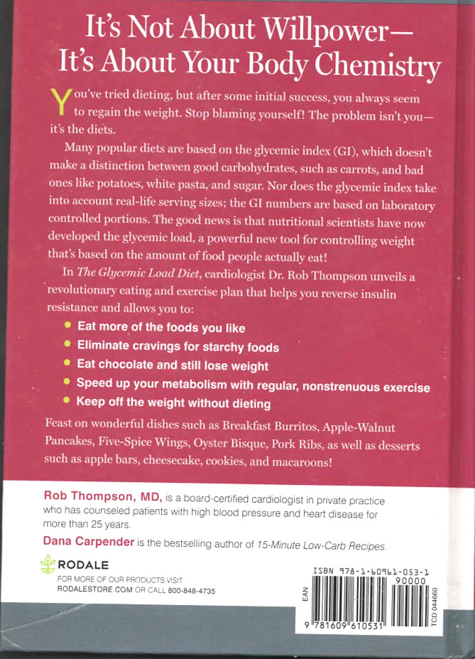 The Glycemic Load Diet : Lose Weight and Reverse Insulin Resistance, 371 Pages