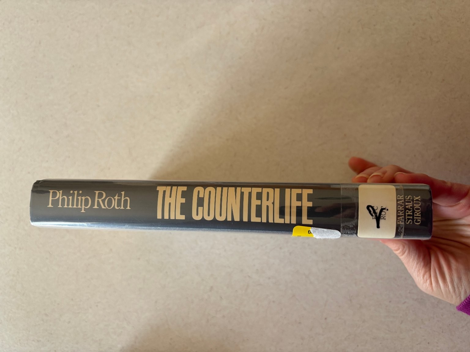 The Counterlife Philip Roth 1986 First Edition Farrar Straus Giroux Novel