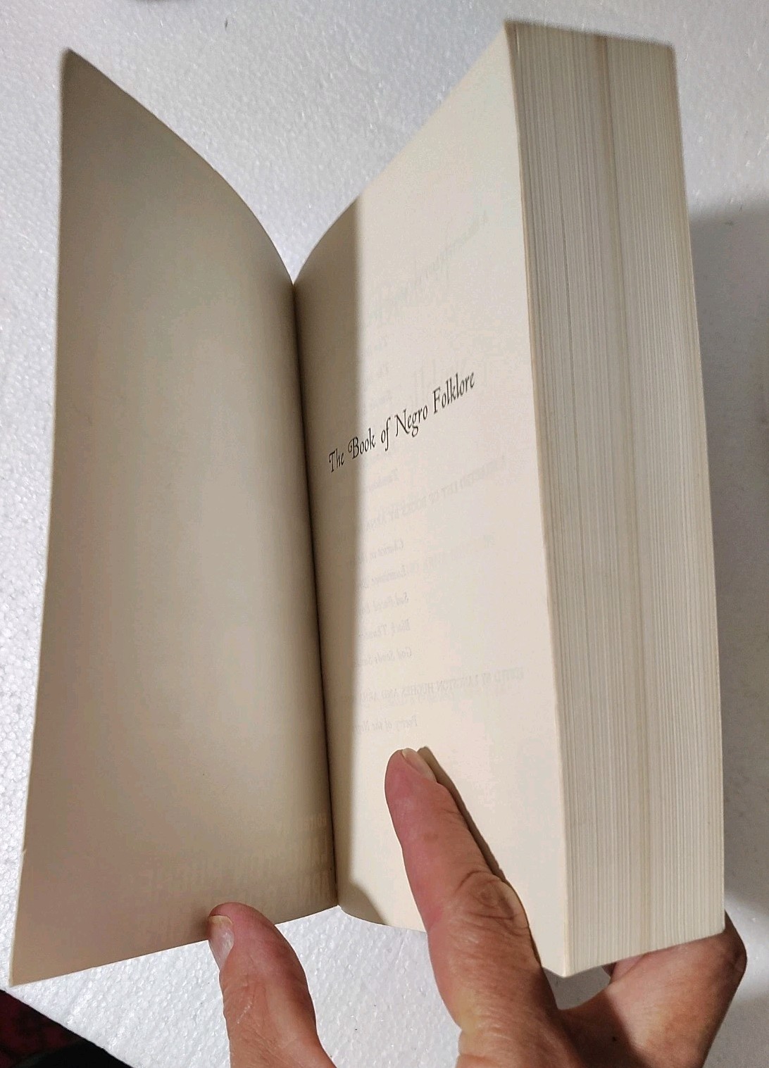Book of Negro Folklore edited by Langston Hughes, Arna Bontemps (Paperback 1958)