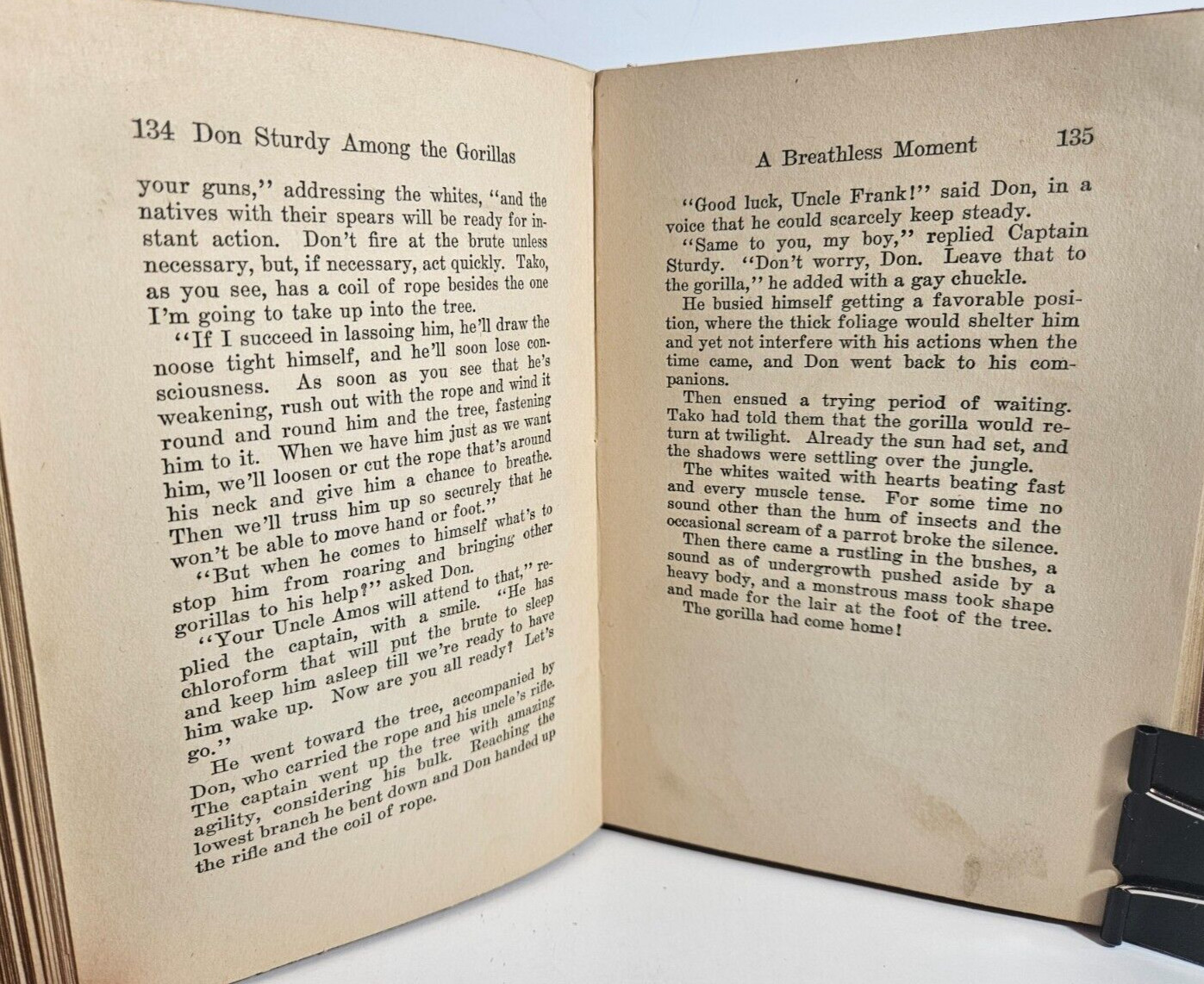 Don Sturdy Among the Gorillas by Victor Appleton, 1927 Grosset & Dunlap