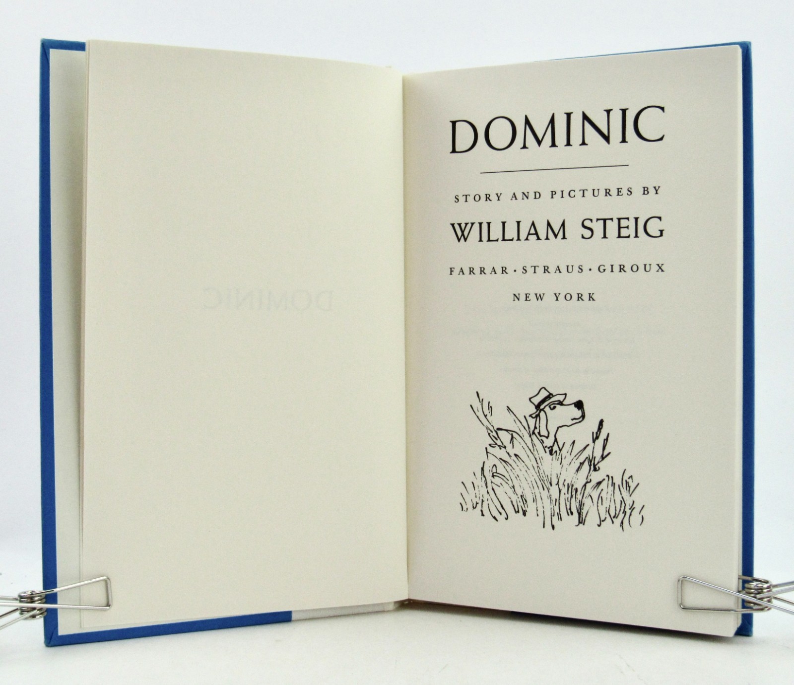 DOMINIC William Steig 1994 Farrar Straus Giroux 9th Printing HBDJ EXC