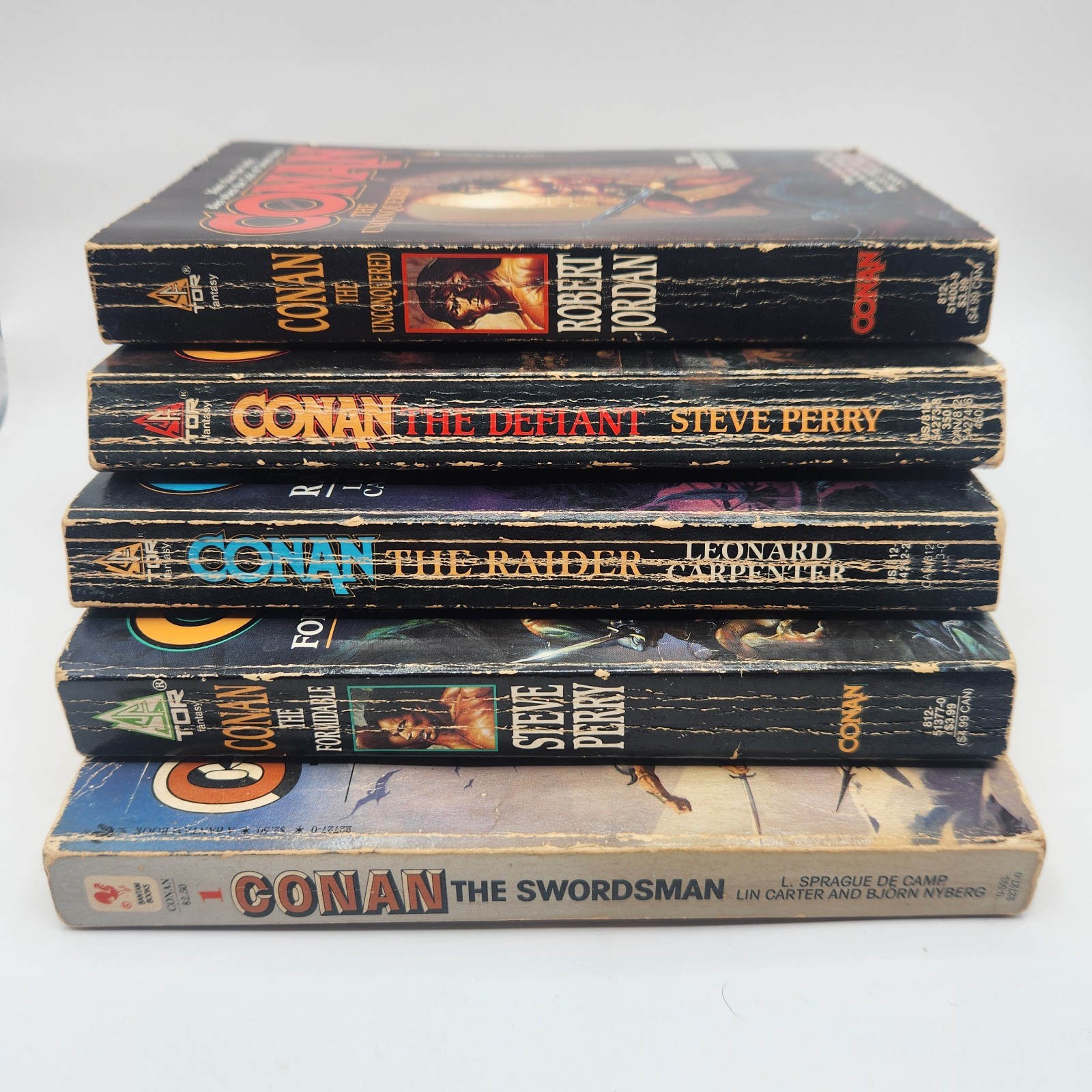Lot Of 5 – Conan The Barbarian Trade Paperback Books PB Good Condition With Wear