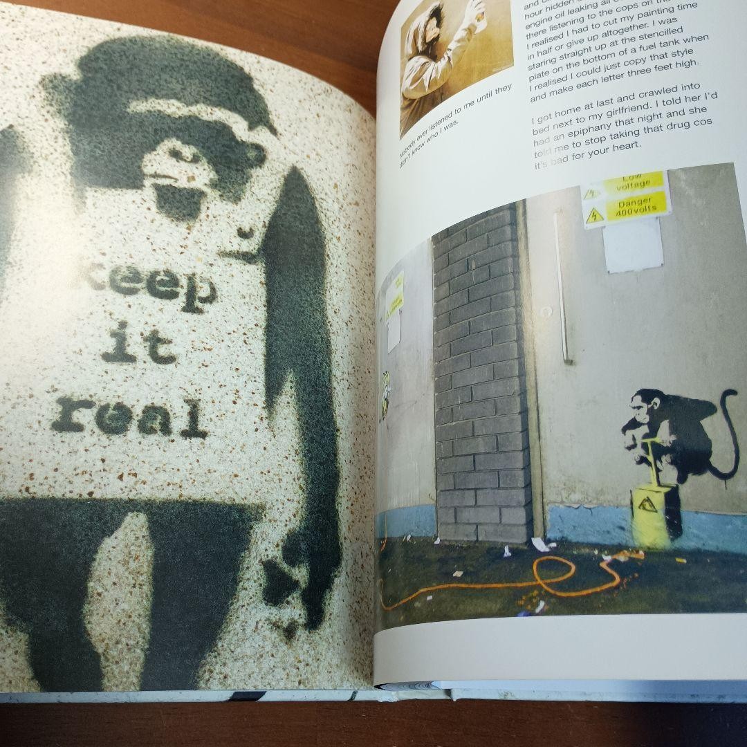 Banksy Wall and Piece Hardcover Art Book 8.3×8.5in All Color 207 Pages