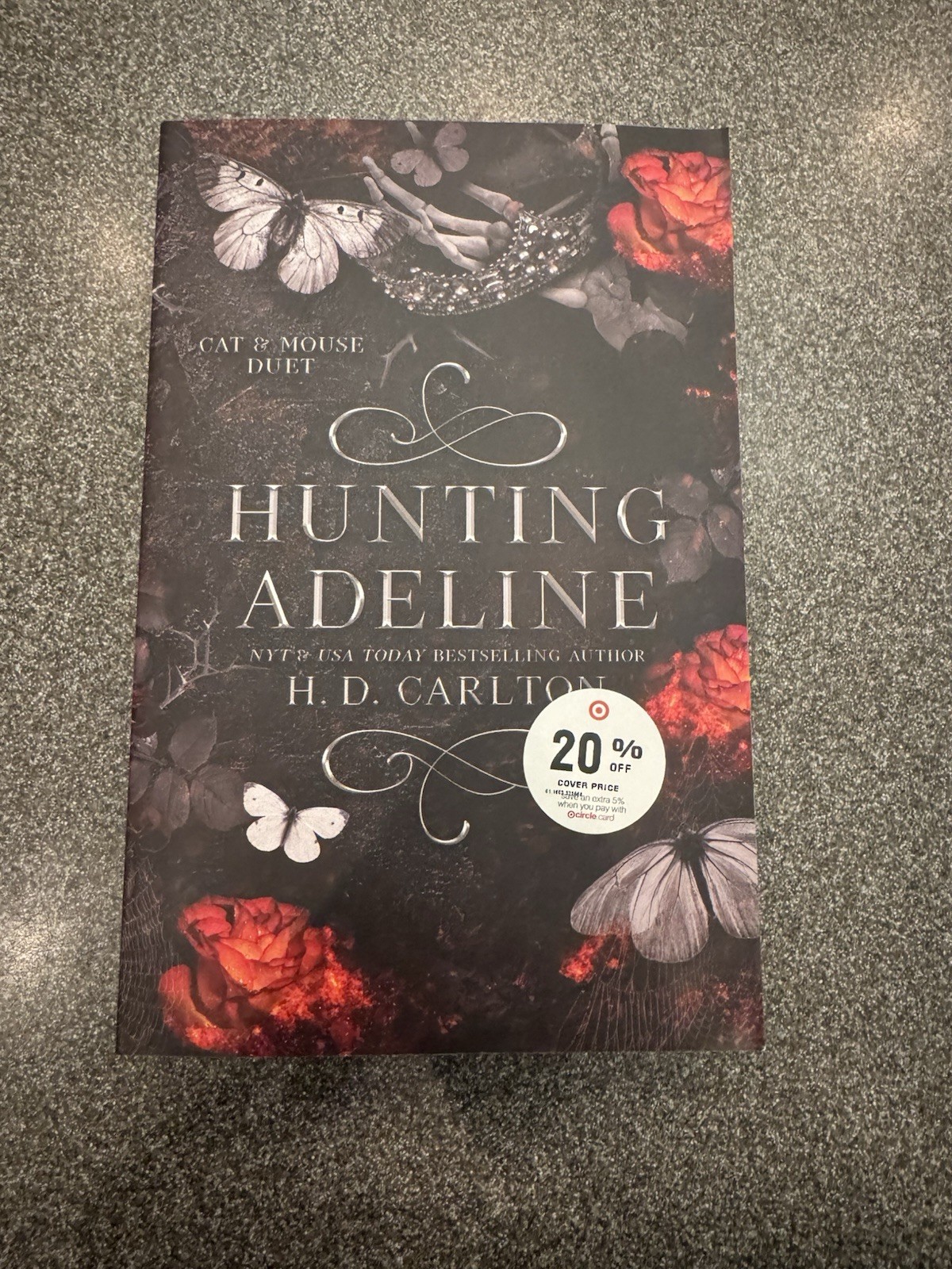 Hunting Adeline H.D. Carlton Paperback Cat and Mouse Duet Book 2 Good Condition