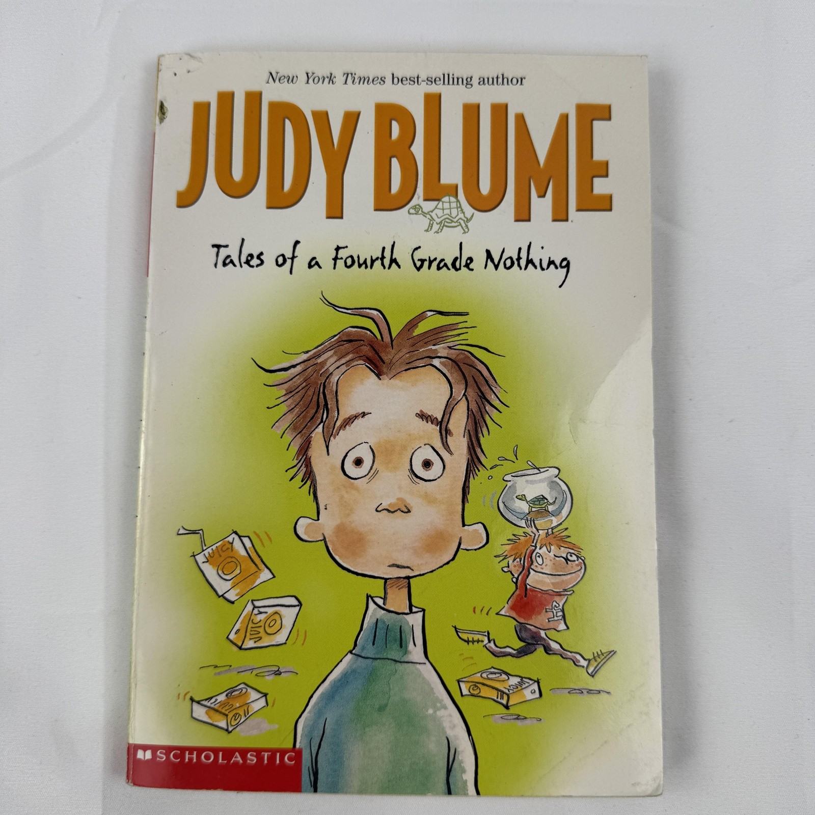 Tales Of A Fourth Grade Nothing Judy Blume Scholastic White PB Kids Humor