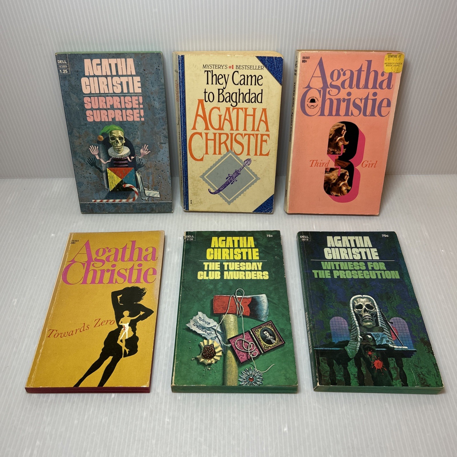 Vintage Agatha Christie Mystery Paperback Lot Of 48 (1960s-1980s) Pocket, Dell