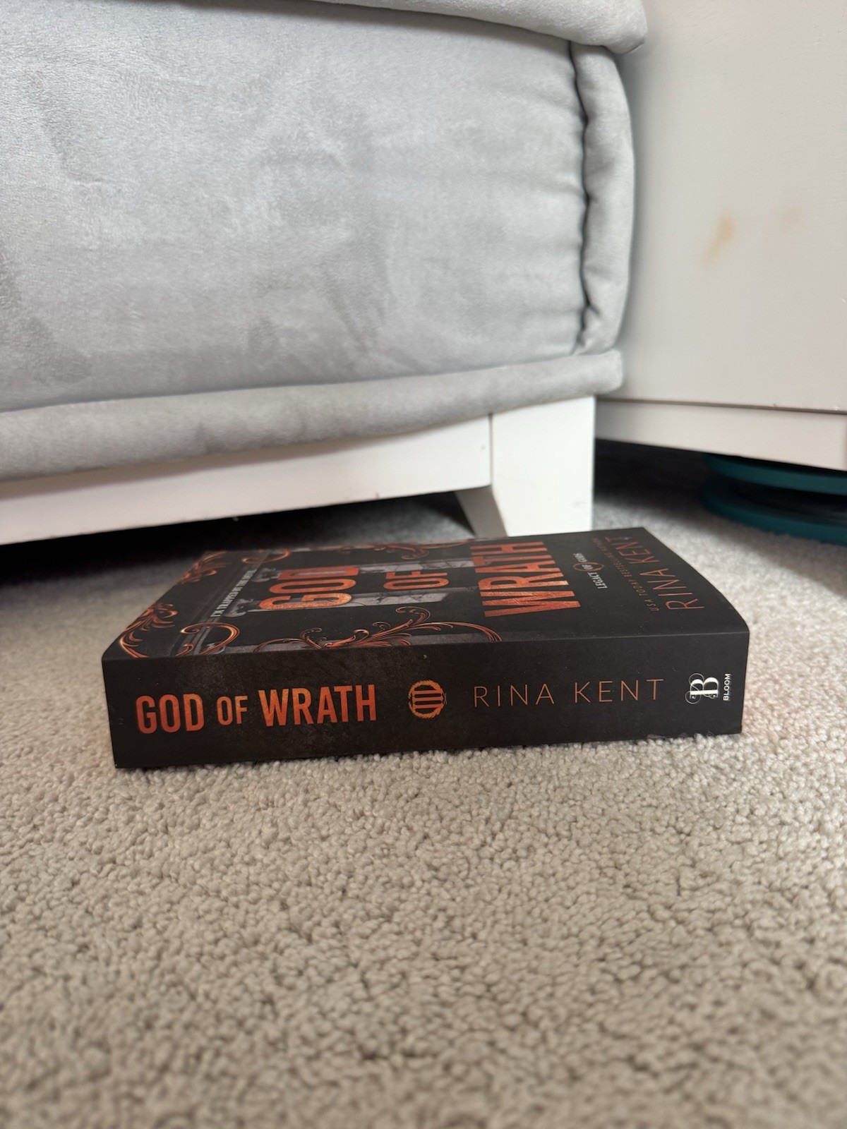 God of Wrath by Rina Kent – signed book plate Deluxe edition with sprayed edges