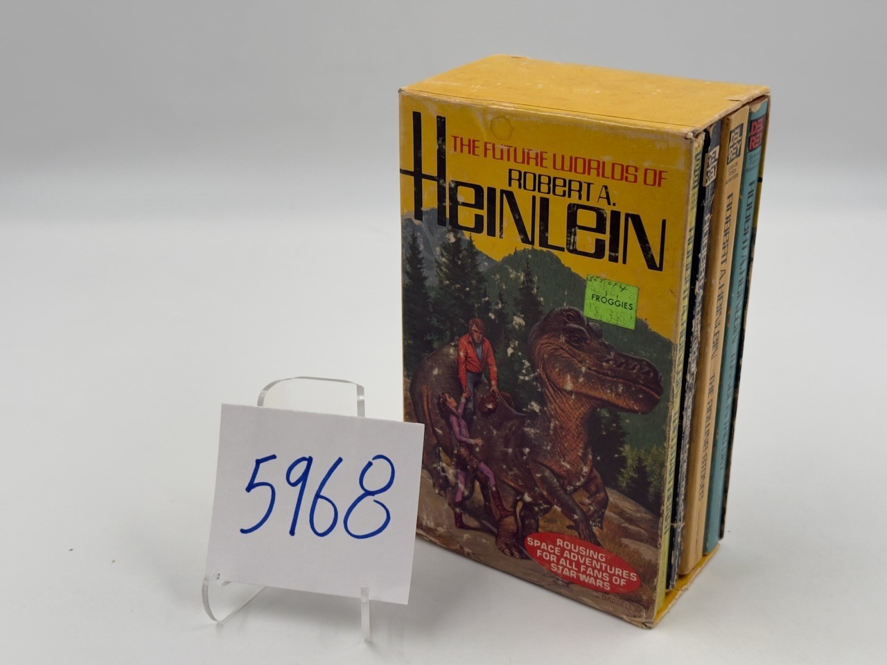Robert Heinlein PB Del Rey Future Worlds of Box Set 4 Books, 1978