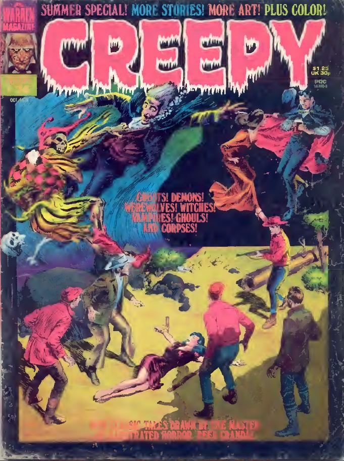 156 MAGAZINES – Creepy – Tales,Horror,Science Fiction,Illustrated Issues -CD/DVD