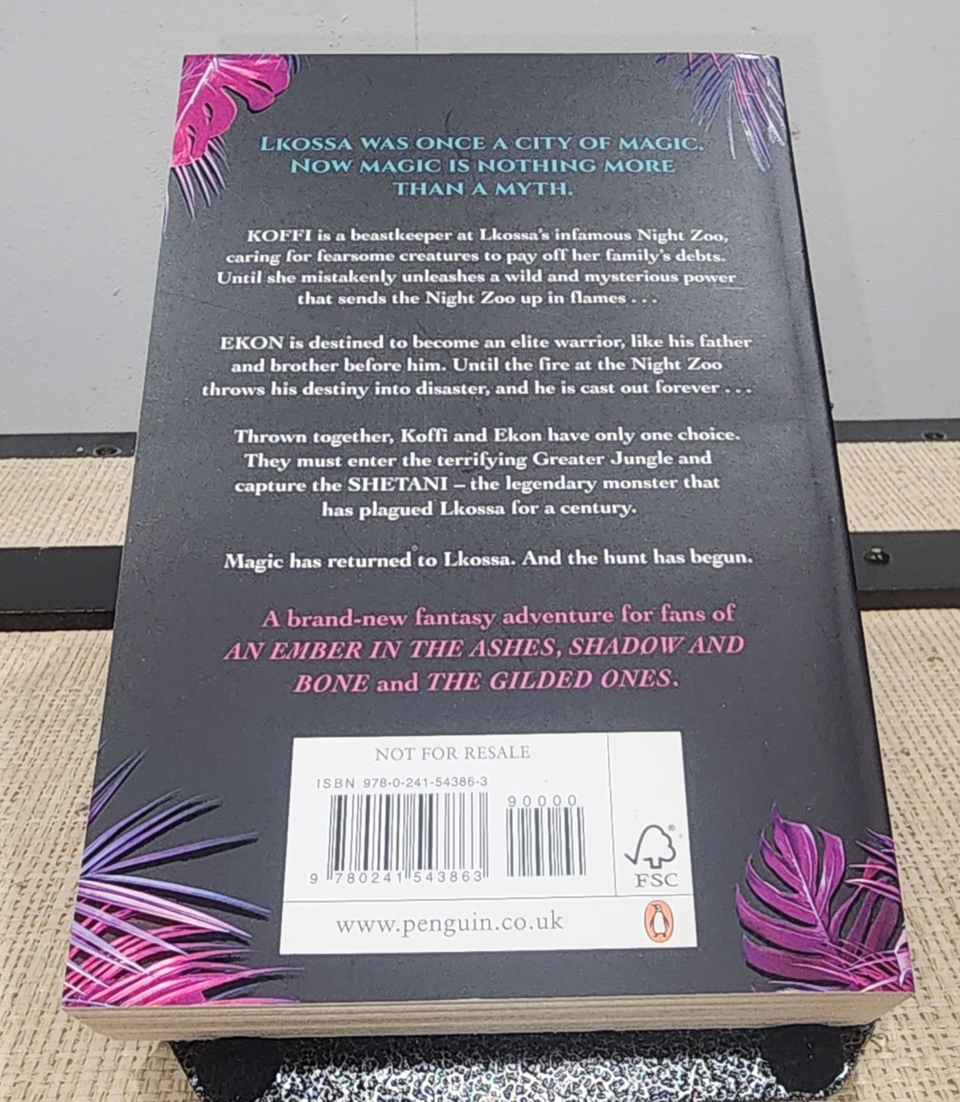 Beasts of Prey by Ayana Gray Fairyloot Edition Paperback Signed Exclusive Cover