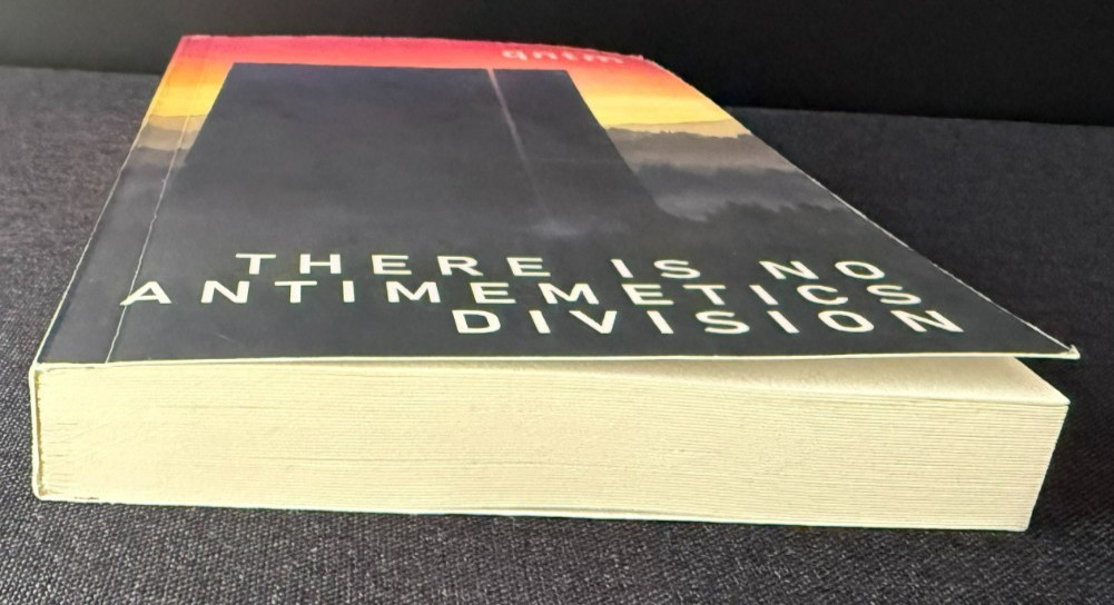 There Is No Antimemetics Division by qntm (PB, 2021) Out of Print Edited