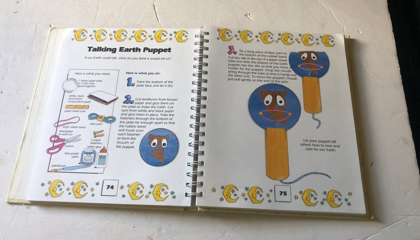 A Year of Crafts for Kids by Kathy Ross Hardcover with Spiral Binding