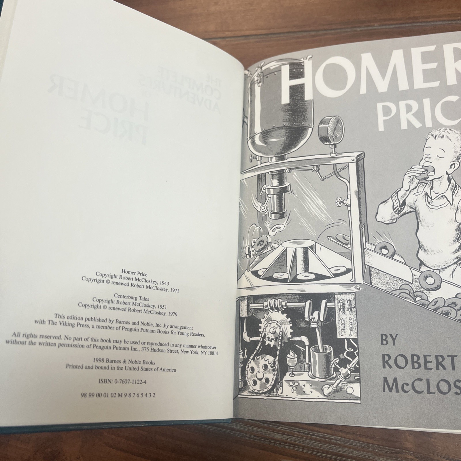 The Complete Adventures of Homer Price Robert McCloskey 1998 B&W HC