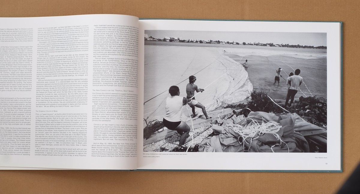 Christo – Surrounded Islands. Biscayne Bay, Greater Miami, Florida 1980-83.