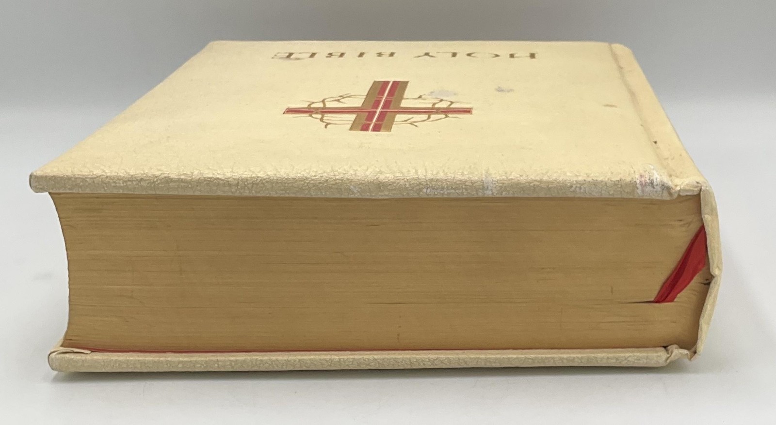 HOLY BIBLE Various Authors White Faux Leather HC Luxury Edition Unabridged
