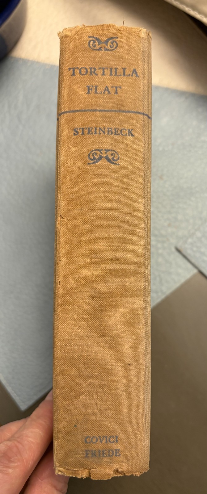 John Steinbeck Tortilla Flat 1935 TRUE 1st Edition Covici-Friede NO DJ