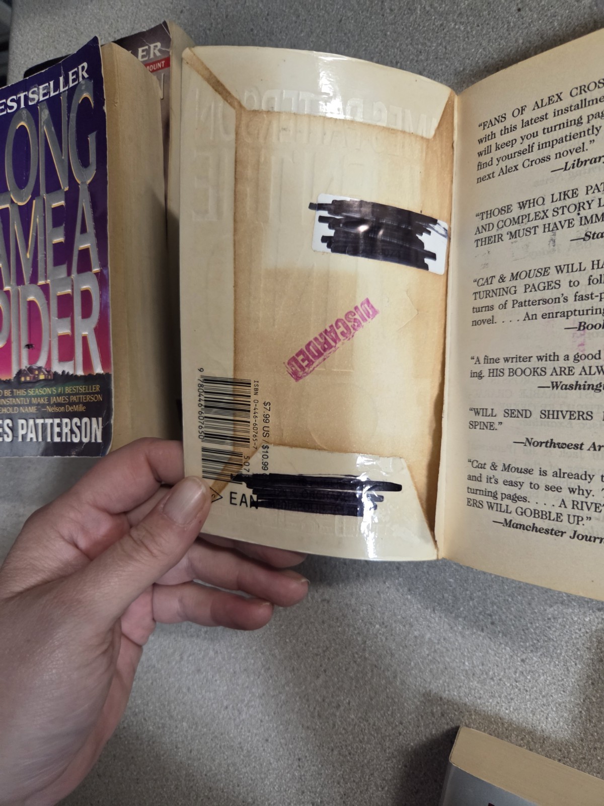 James Patterson Lot Of 10 Books. Crime Thriller Mystery. Paperback.