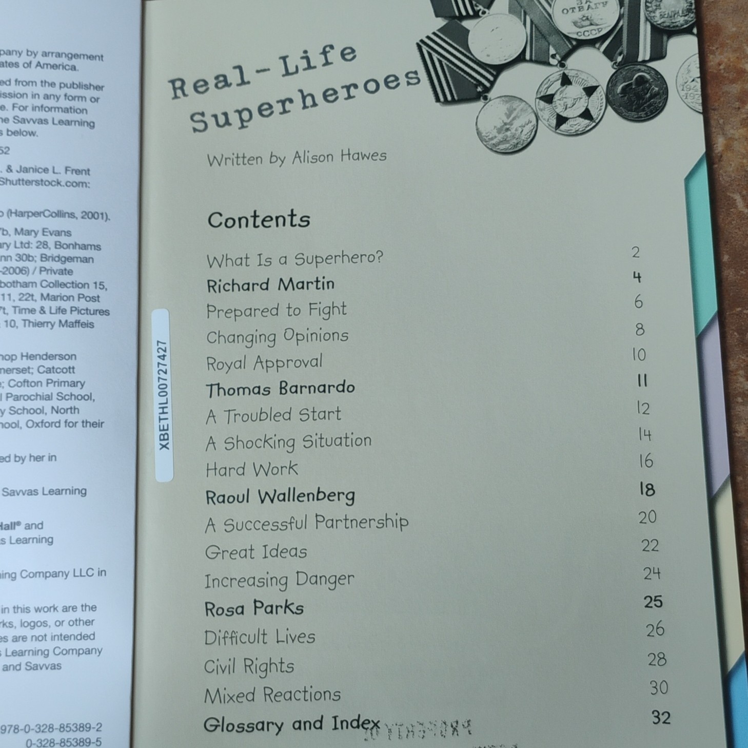 Real-Life Superheroes Alison Hawes PB Illustrated Civil Rights Biography 2001