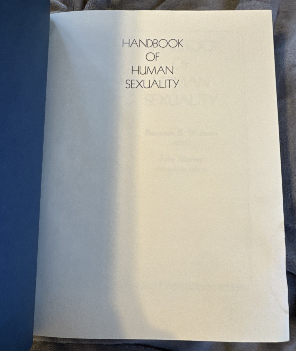 HANDBOOK OF HUMAN SEXUALITY HARDCOVER 1980 365 PAGES JOHN MONEY BENJAMIN WOLMAN