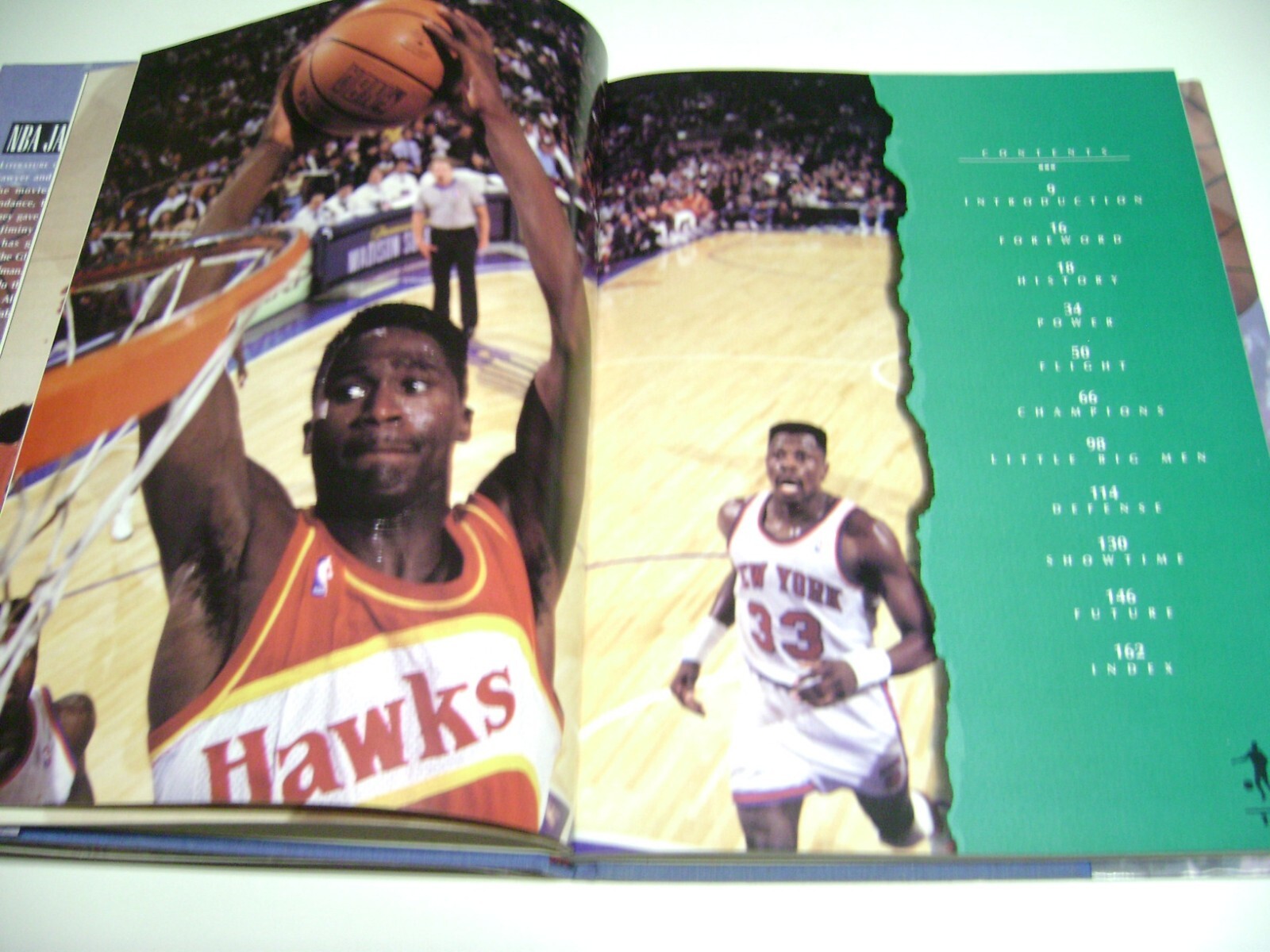 Huge 1993 Hardcover Book NBA JAM SESSION, Photo Salute to the Dunk, 168 pages