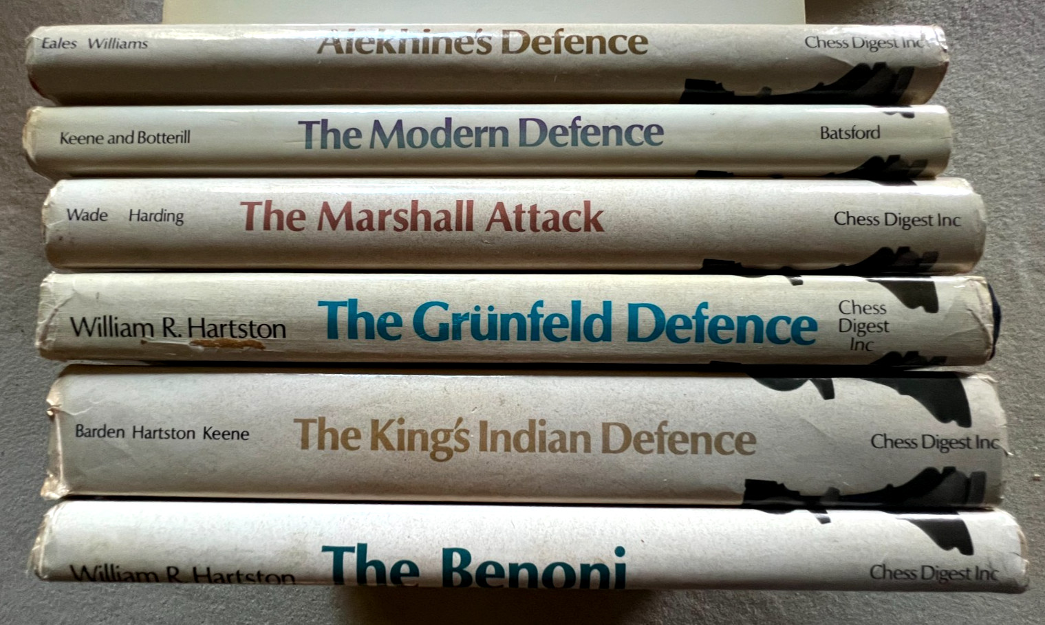 6 CHESS digest OPENINGS Marshall Attack BENONI Grunfeld Defence BATSFORD