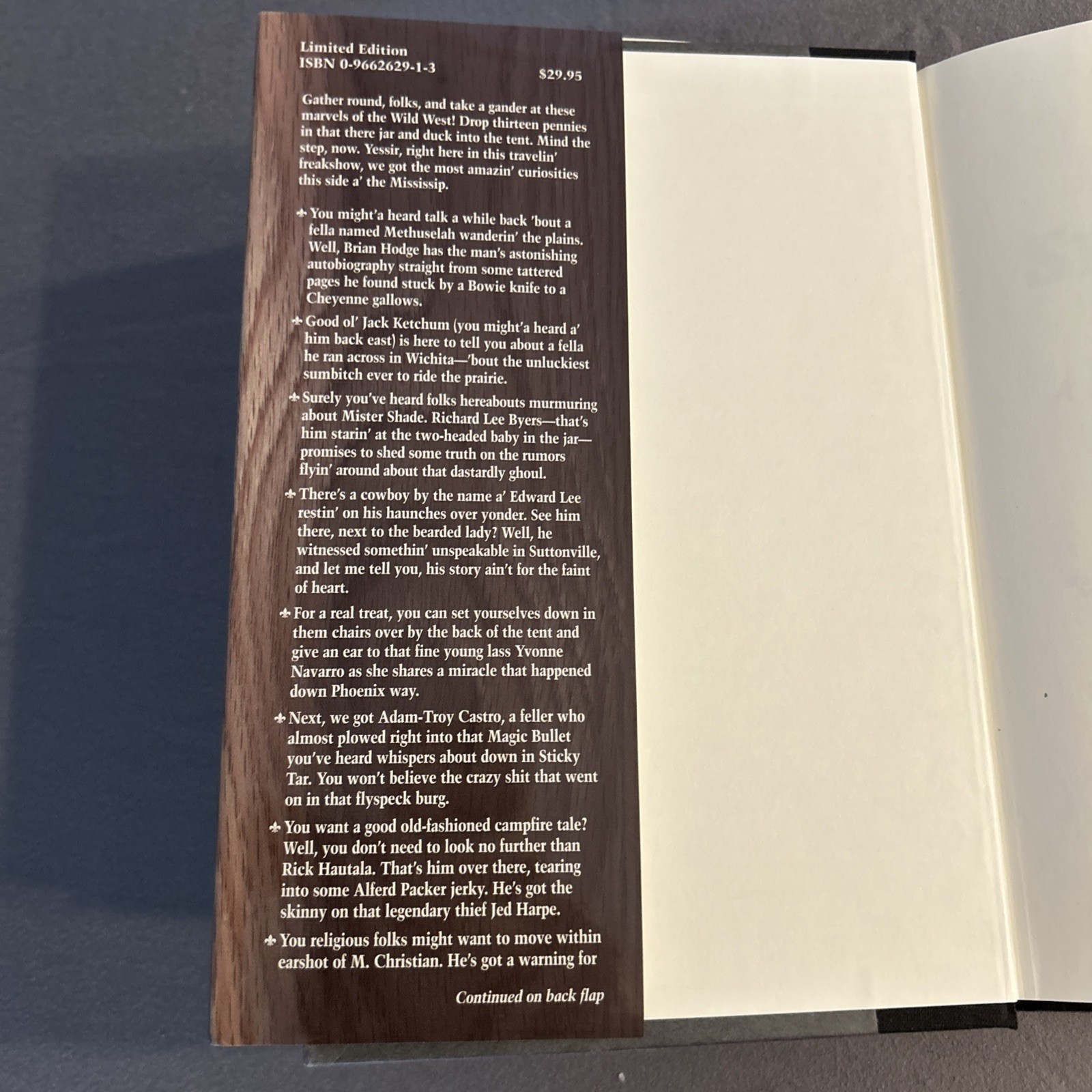 Skulls Full If Spurs -A Roundup Of Weird Westerns By Various Authors Signed