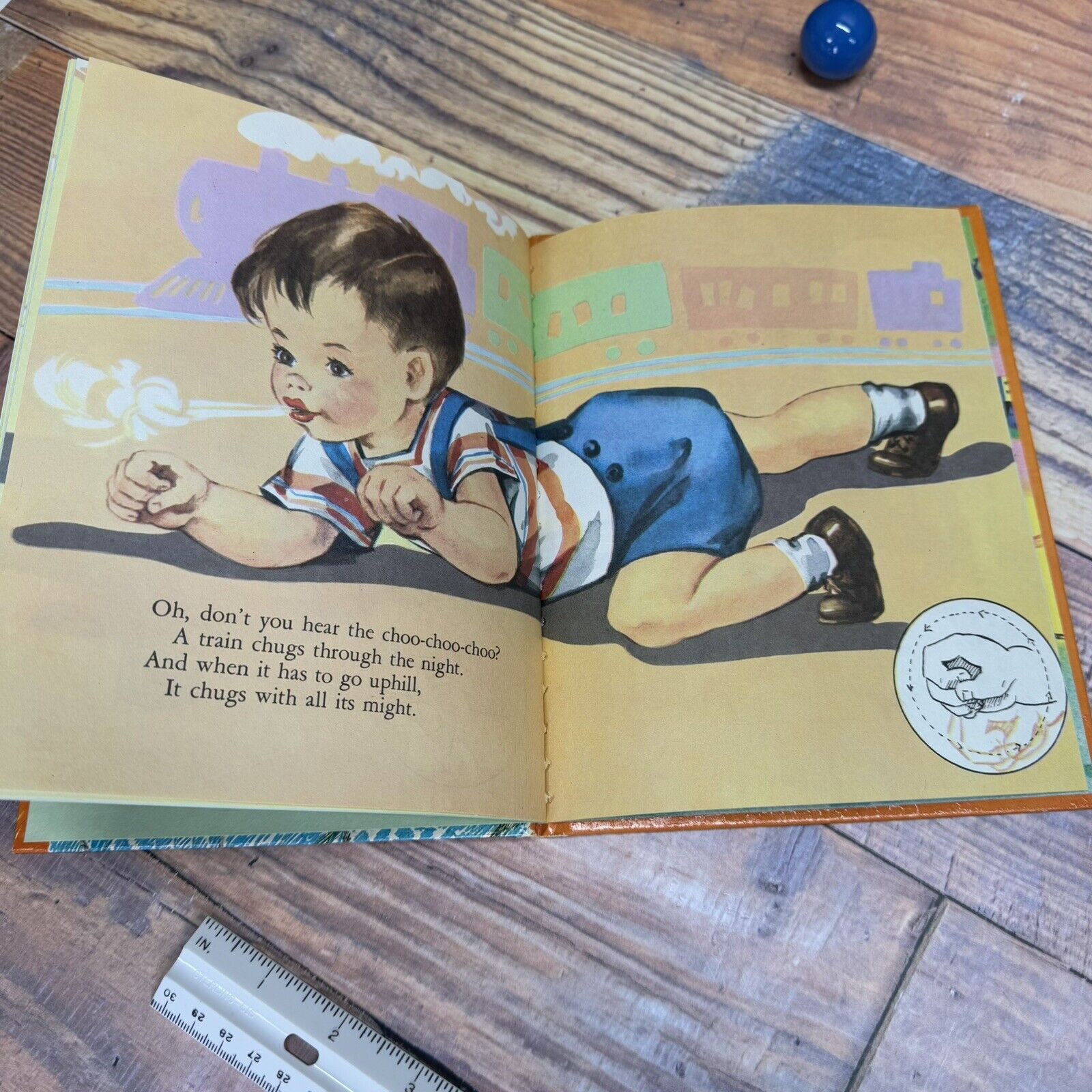 Vintage Ten Little Fingers a Book of Finger Plays Children’s HC 1977
