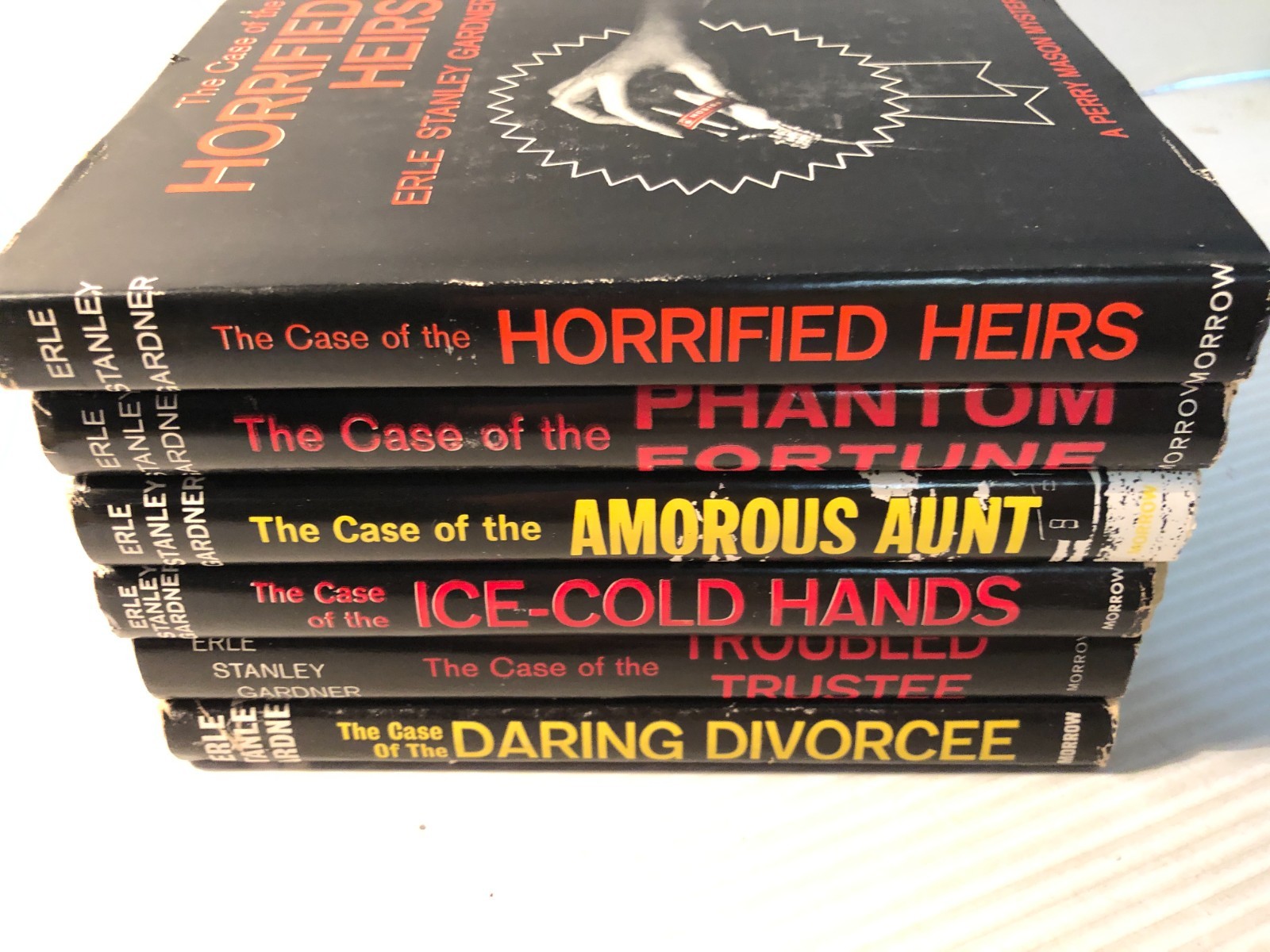 Erle Stanley Gardner PERRY MASON Series Lot of 6 Walter Black Editions 1962-1965
