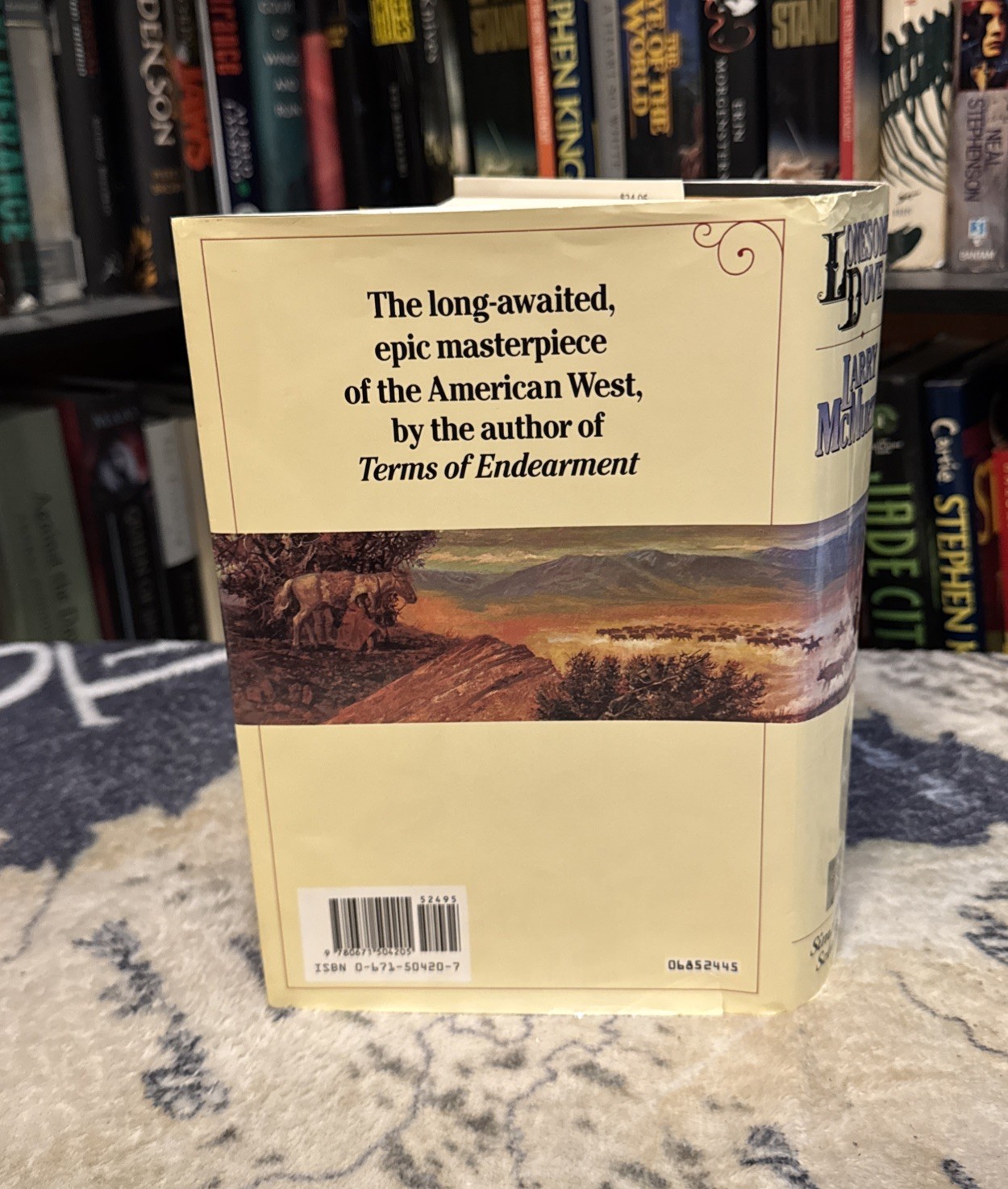 Lonesome Dove – Larry McMurtry (1985, Hardcover) First Edition/Late Print, G