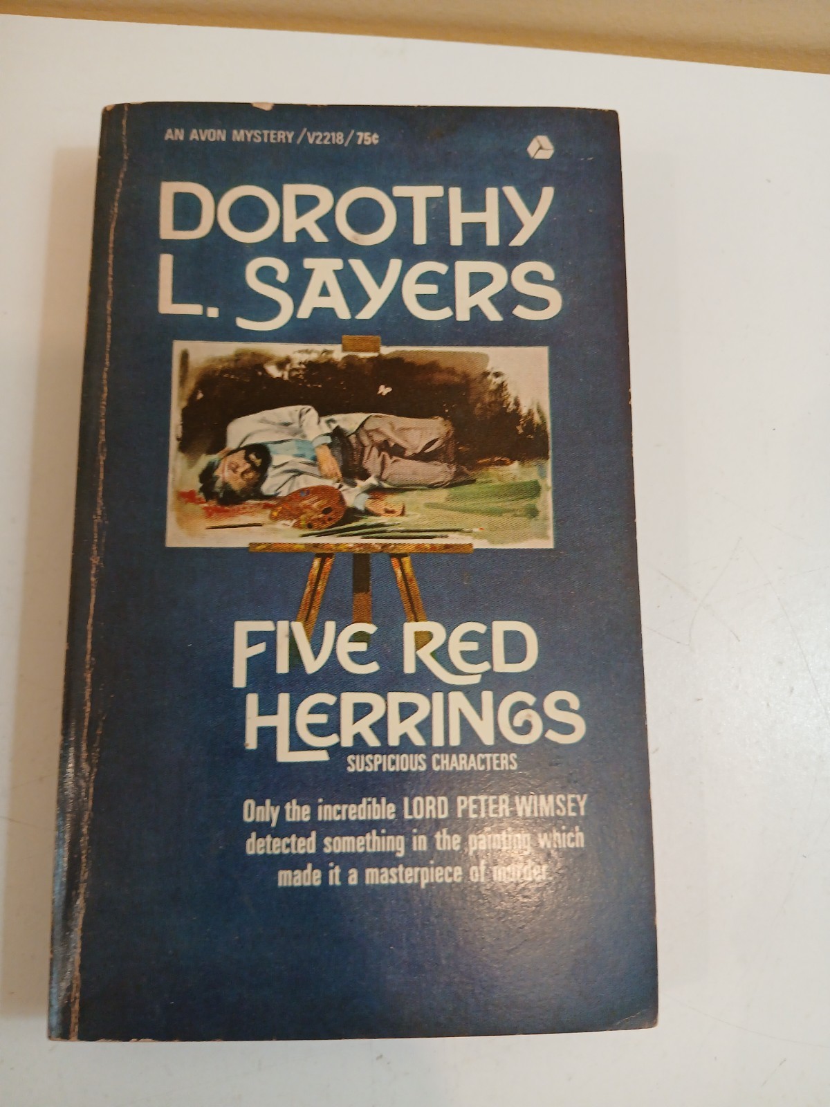 Dorothy L Sayers 5 Paperback Book Lot Lord Peter Wimsey Series Avon Print -bk1.2