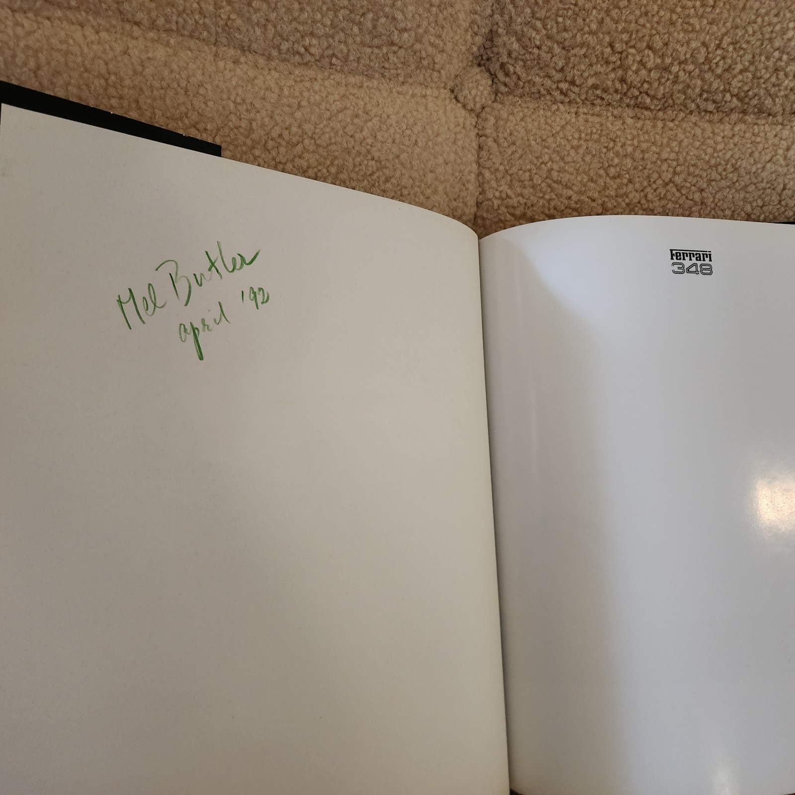 Ferrari 348 by Enrico Benzing (Hardcover)