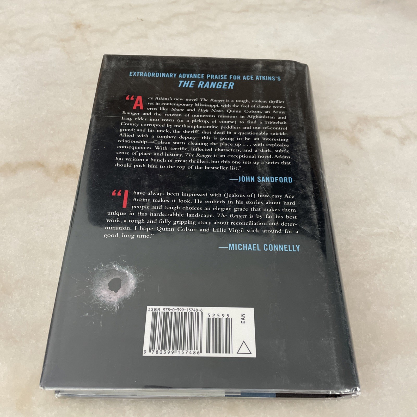 SIGNED The Ranger by Ace Atkins (2011, Hardcover) First Edition
