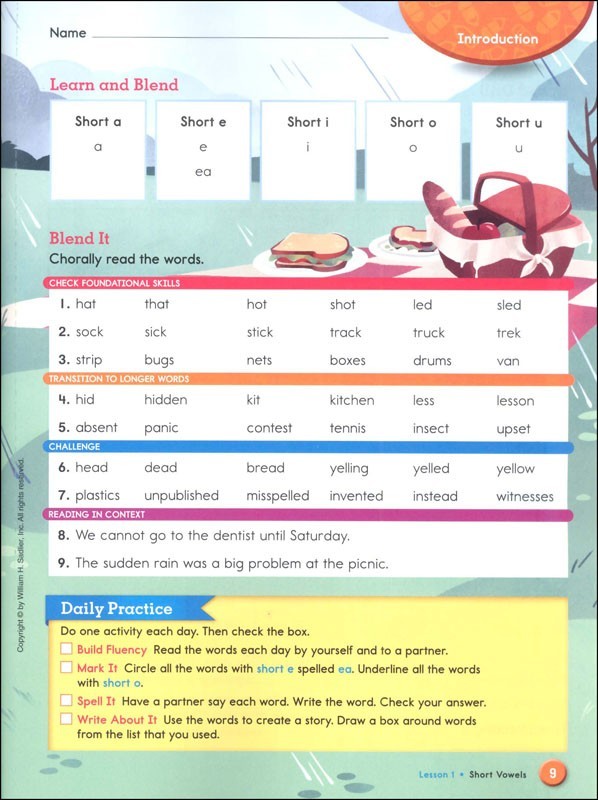 Sadlier From Phonics to Reading Grade 3 Level C Student Edition