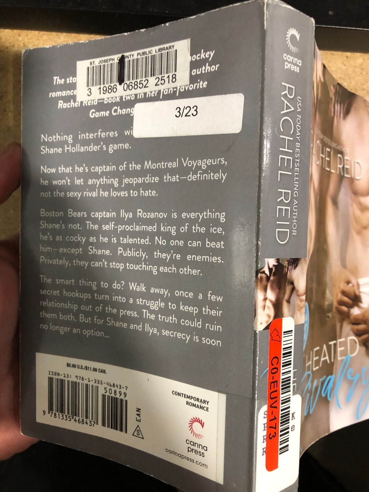 Heated Rivalry : A Gay Hockey Romance by Rachel Reid (2023, Mass Market)