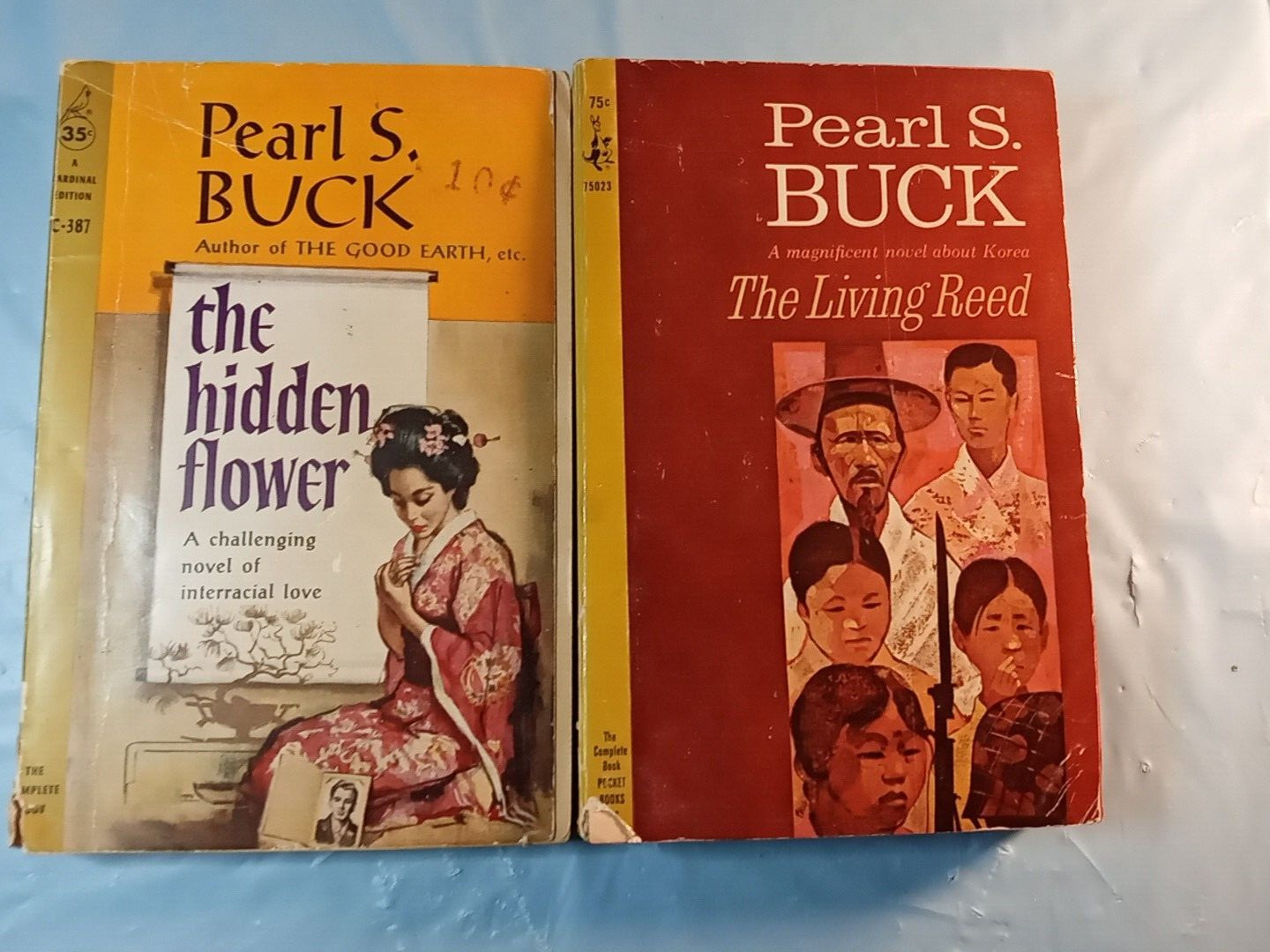 Pearl S. Buck Paperback Book Lot 4 Pocket Books Vintage early 1960s