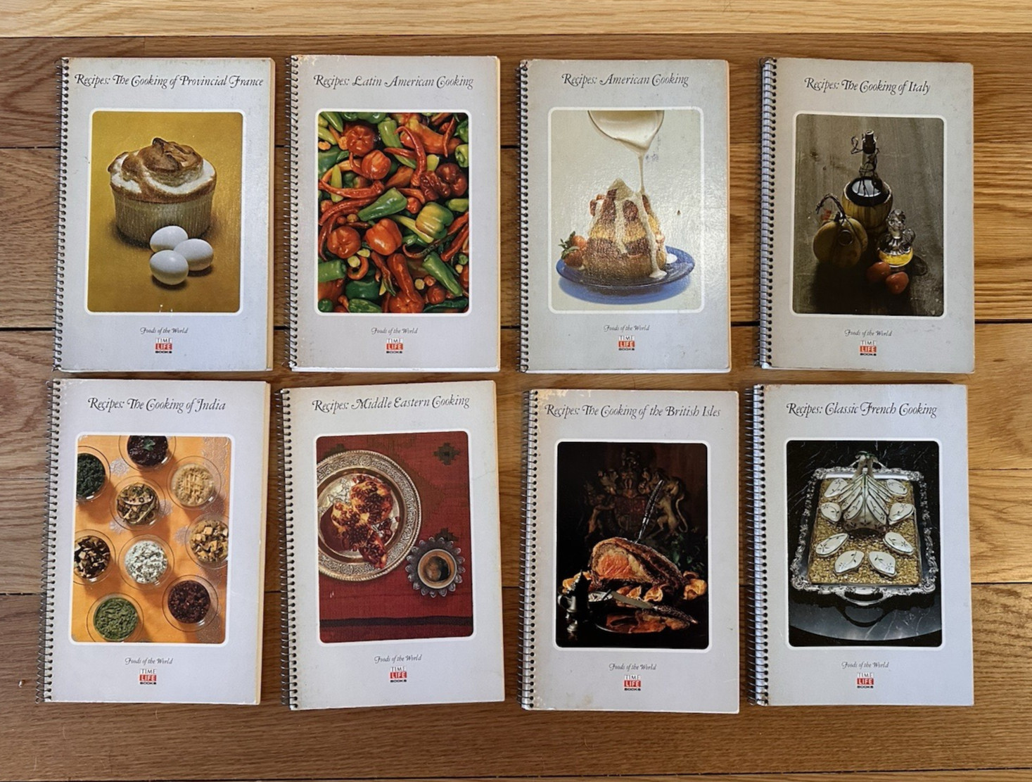 Foods of the World Time Life Series – YOU CHOOSE – Paperback Spiral Books