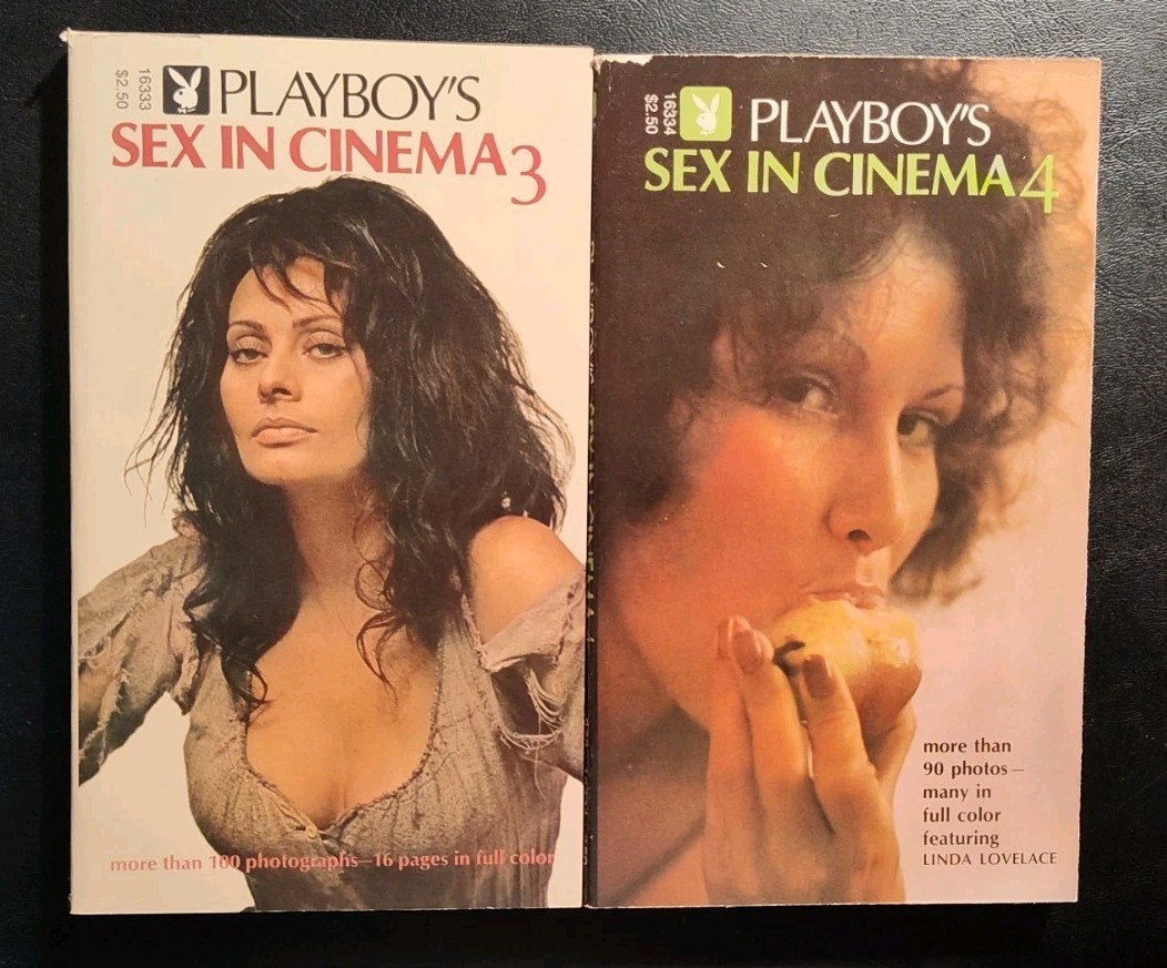 Vintage Box Set: Playboy’s „Sex In Cinema“ Paperbacks Vol 1-4 (1971-1974) .