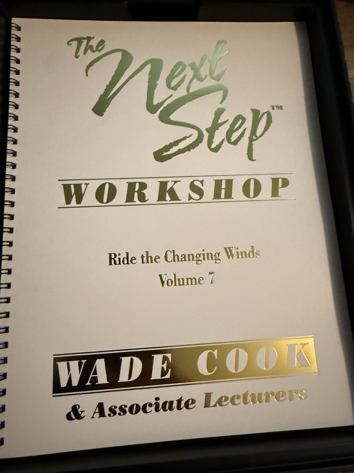 The Next Step Wall Street Investing Workshop 5 VHS Tapes Workbooks By Wade Cook