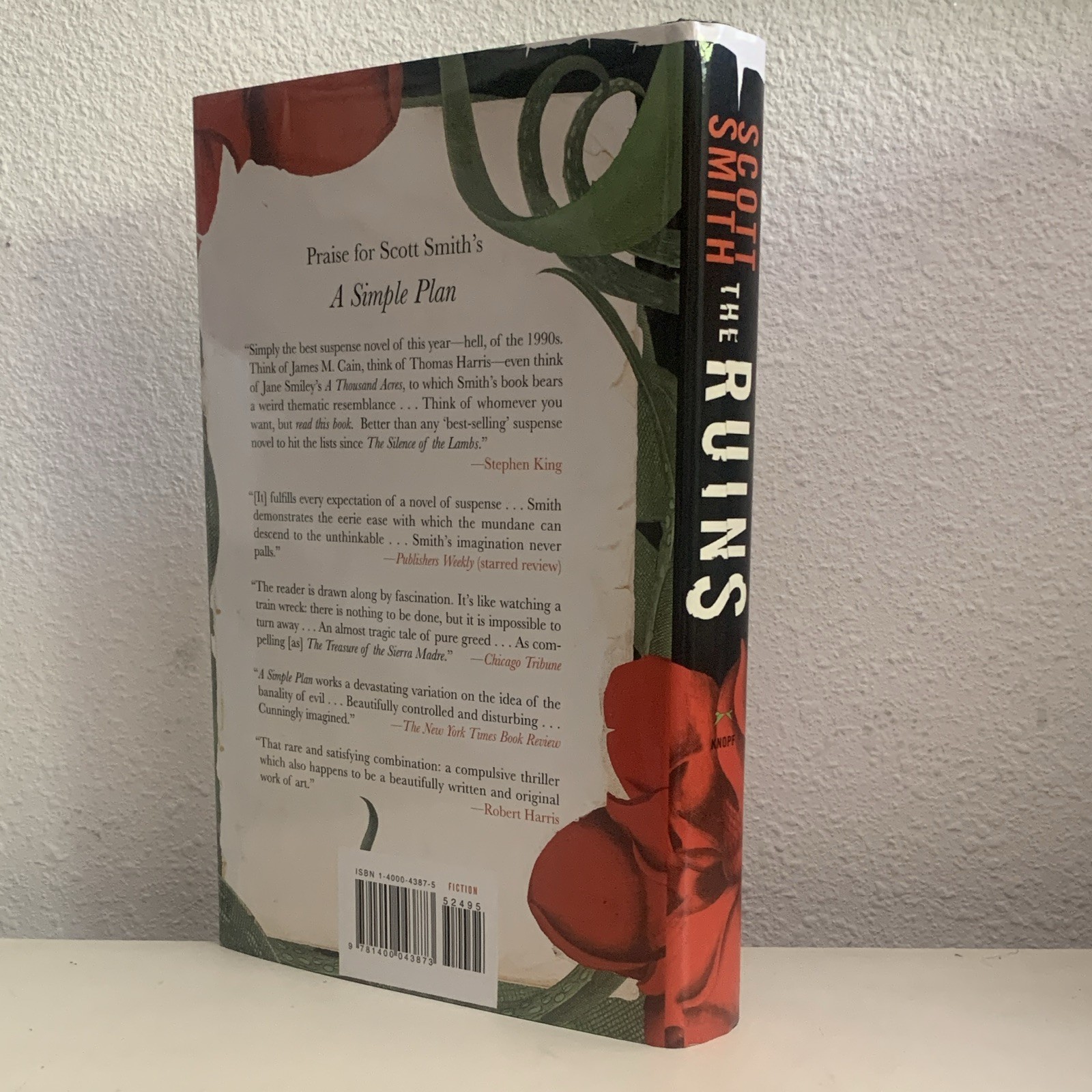 The Ruins by Scott Smith Hardcover Signed DJ 1st Ed Alfred A. Knopf 2006