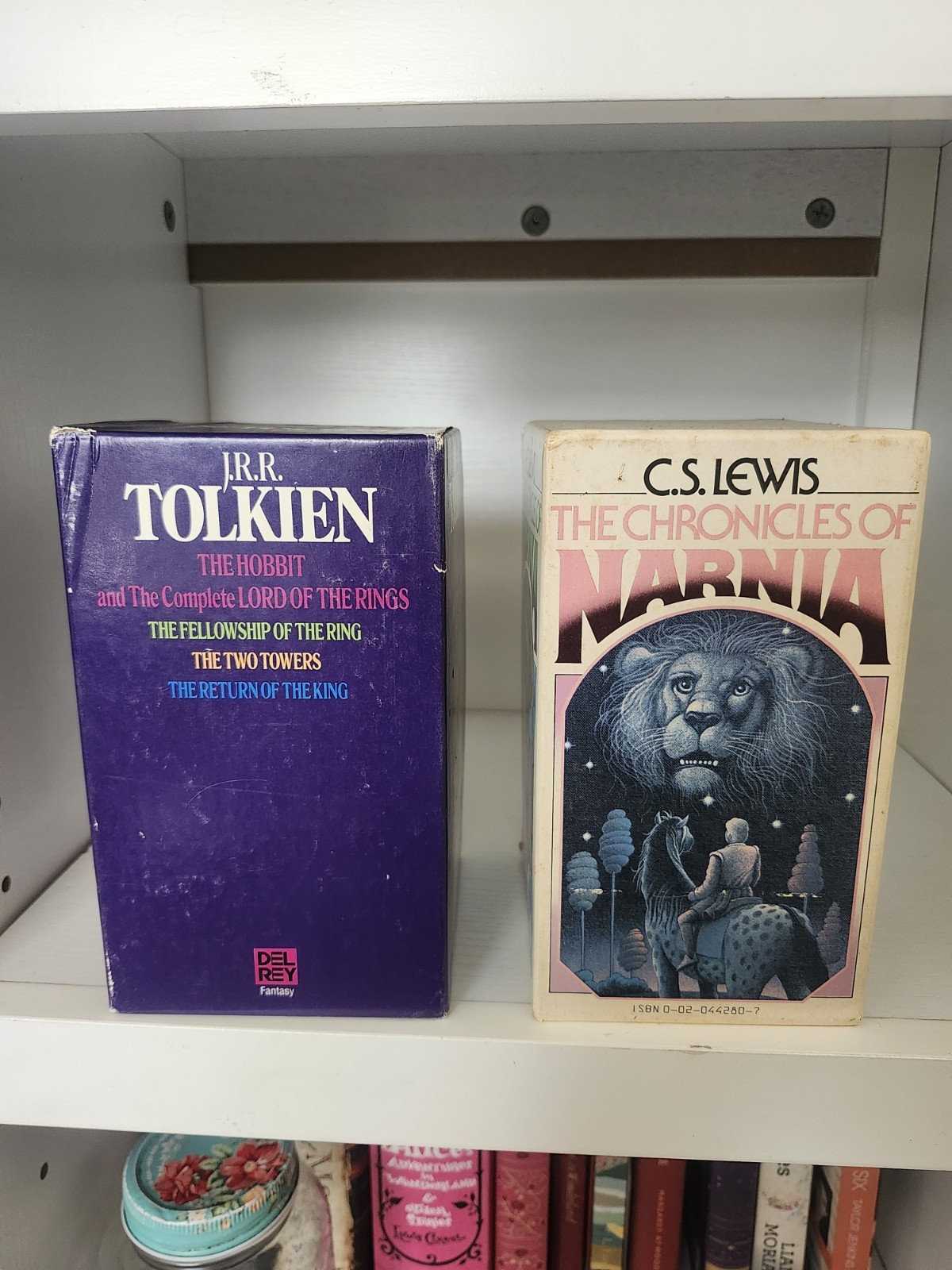 LOTR Box Set 1982 and Chronicles of Narnia Box Set 1978 Vintage Books