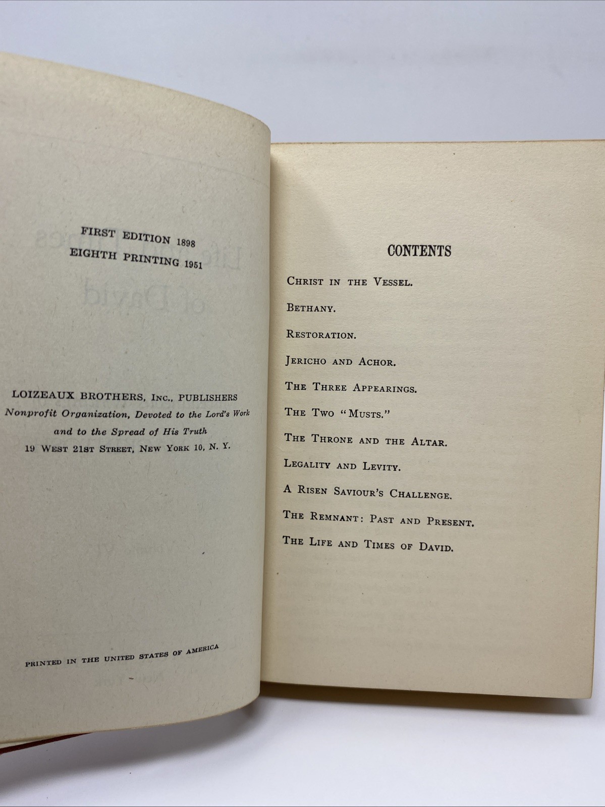 Miscellaneous Writings C. H. Mackintosh Vol 1–6 Loizeaux Bros. HC 1951 8th Print