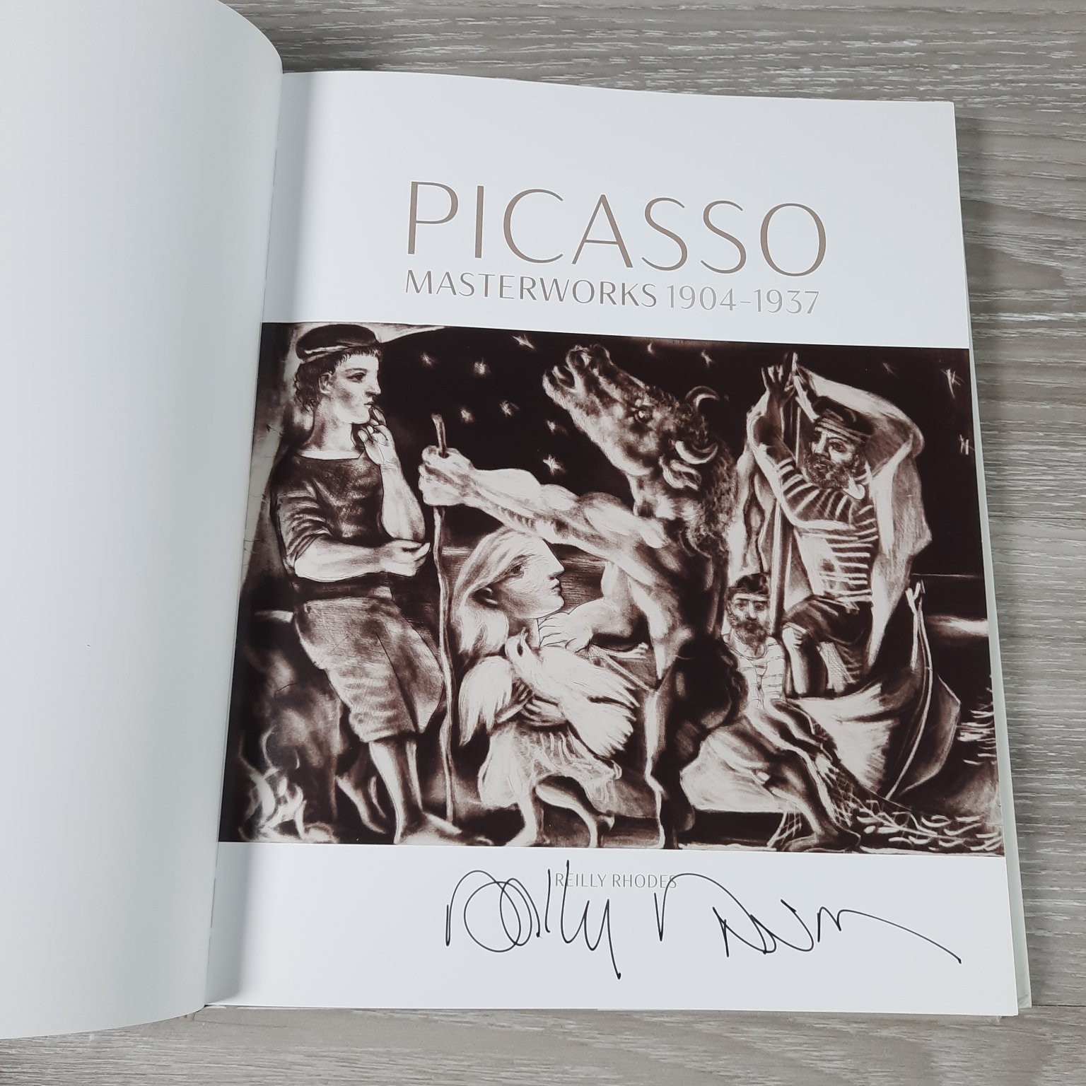 Picasso Masterworks 1904-1937 Reilly Rhodes 2018 First Edition Signed Art Book