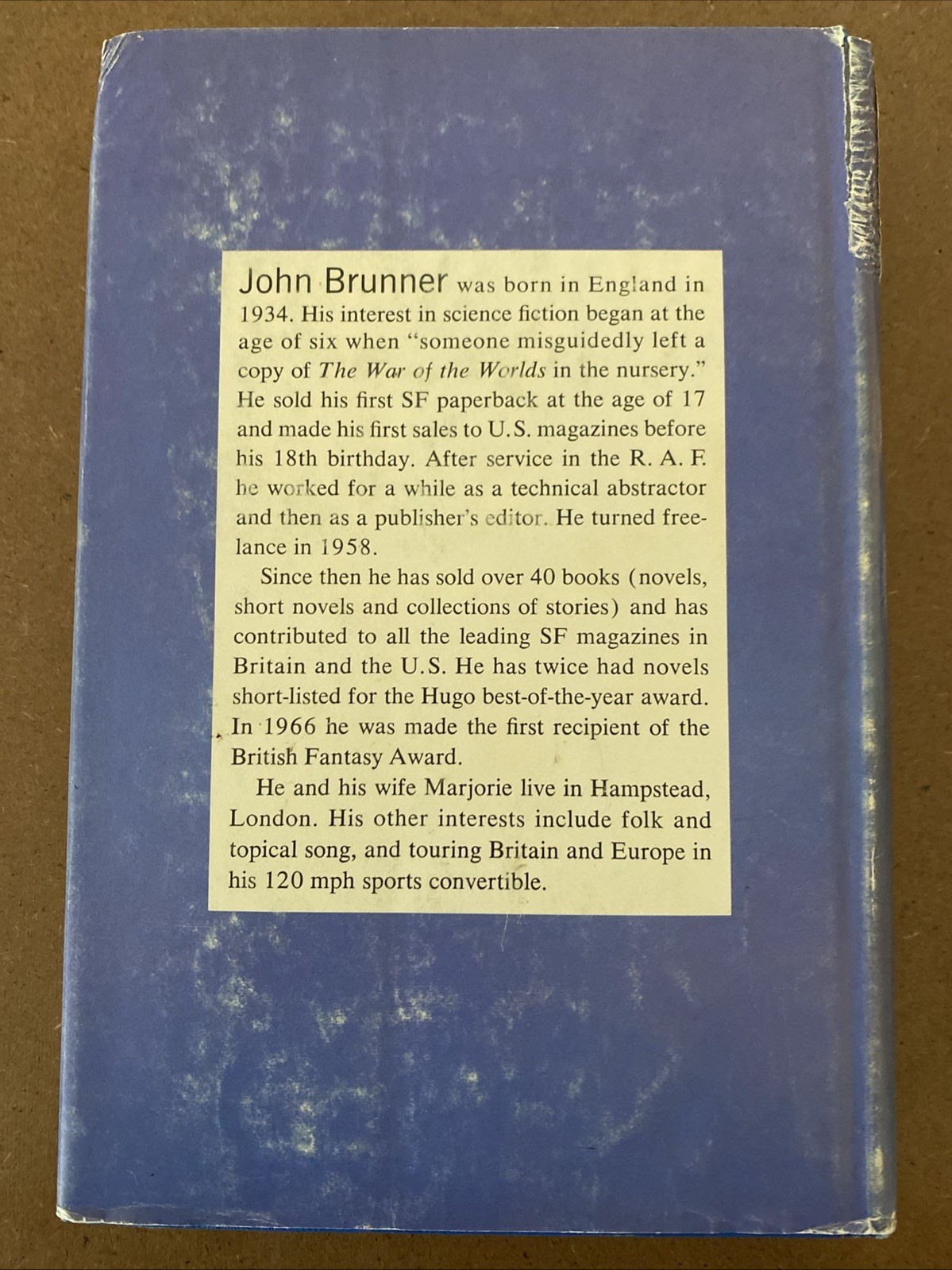 Vintage SF New Wave Hardcover first print BCE Lot – Brunner, Spinrad, Tiptree Jr