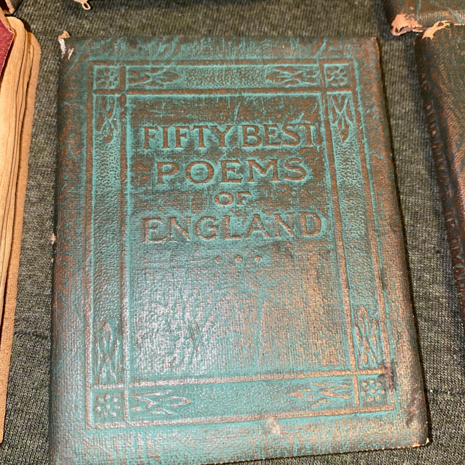 Lot Of 6 Little Leather Library Book Vintage Classics Poe Fitzgerald Tennyson