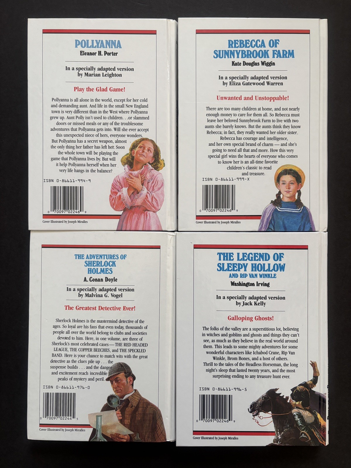 Lot 10 Great Illustrated Classics Books Heidi Peter Pan Hans Brinker Sherlock