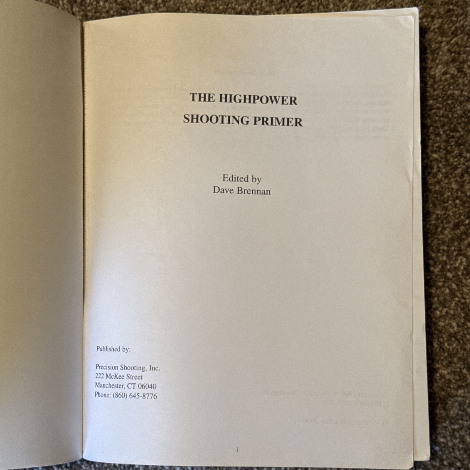 High Power Shooting Primer by Dave Brennan (2000, Trade Paperback)