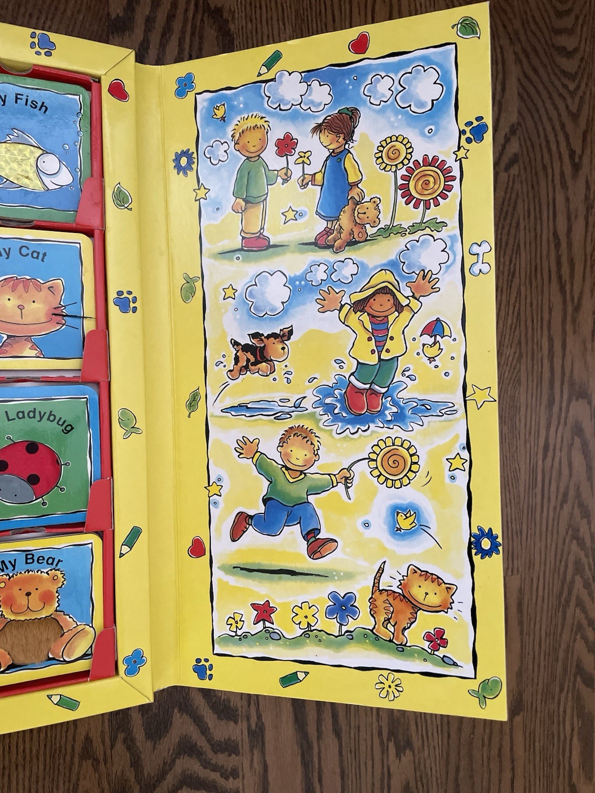 VTG Baby Touch & Feel Board Books My Favorite Things Box 16 Books 160 pages VEVC