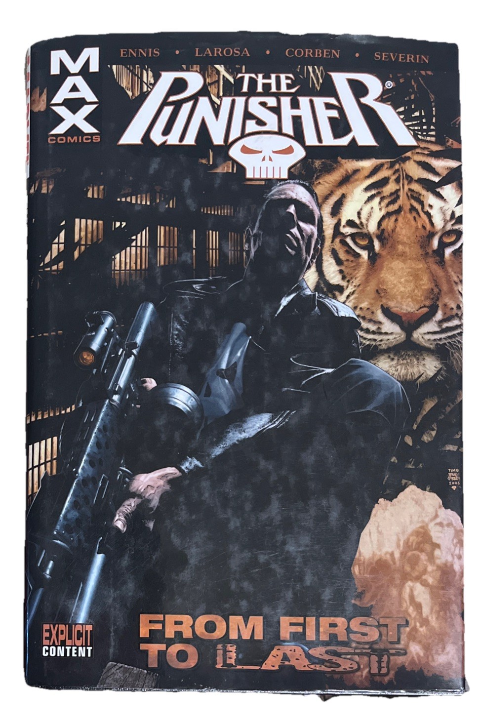 Max Comics Marvel The Punisher: From First to Last HCDJ Explicit Content Preowne